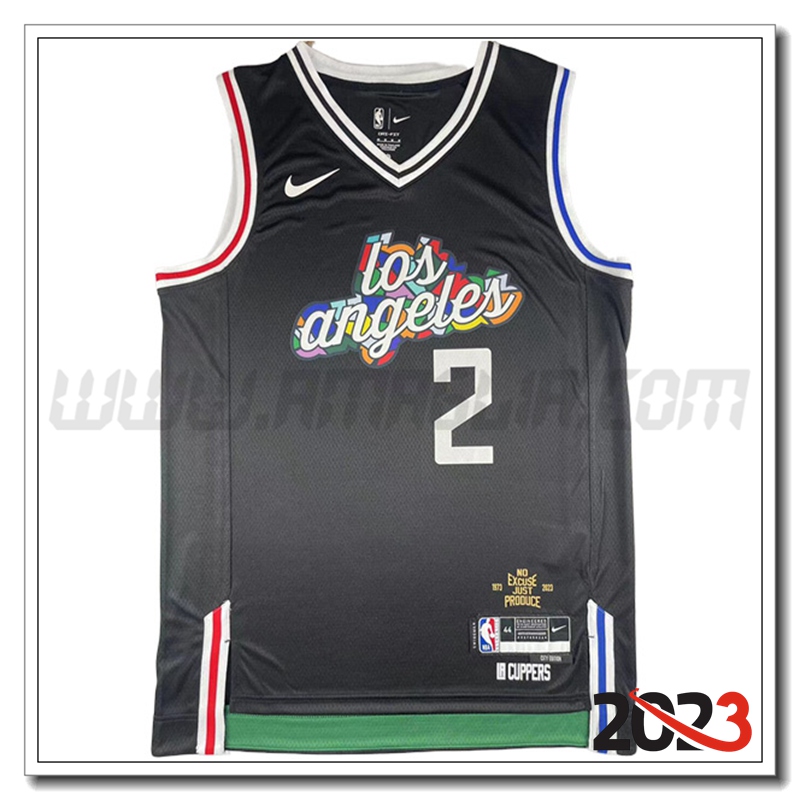 Maglia Los Angeles Clippers (LEONARO #2) 2023/24 Nero
