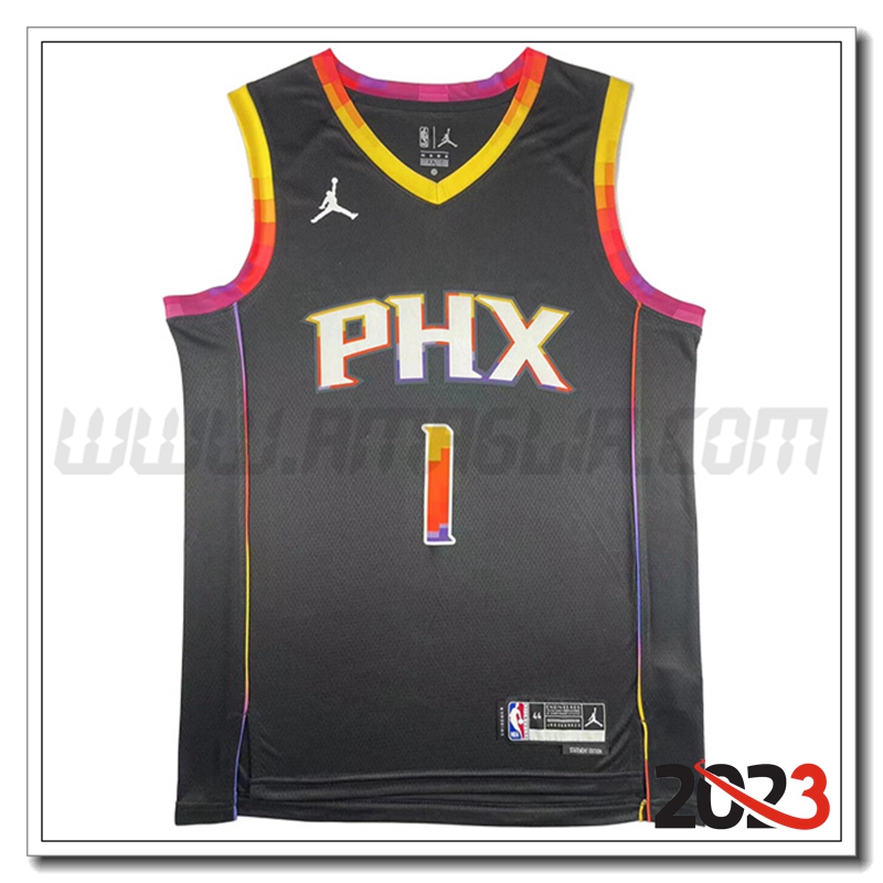 Maglia Phoenix Suns (BOOKER #1) 2023/24 Nero