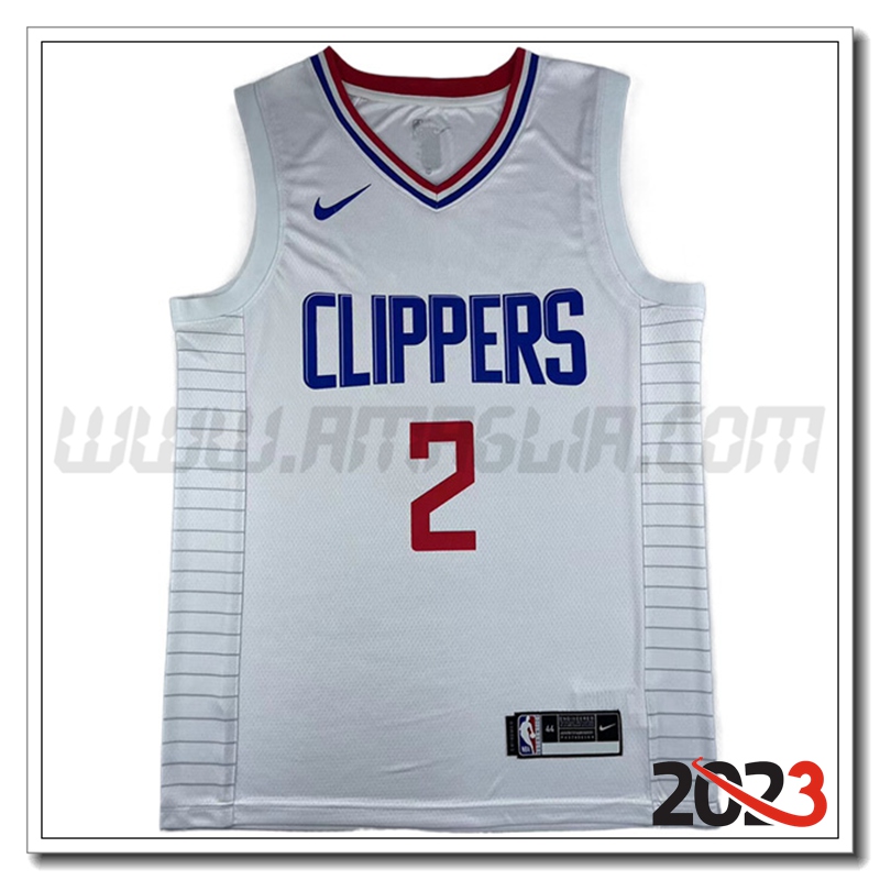 Maglia Los Angeles Clippers (LEONARO #2) 2023/24 Bianco