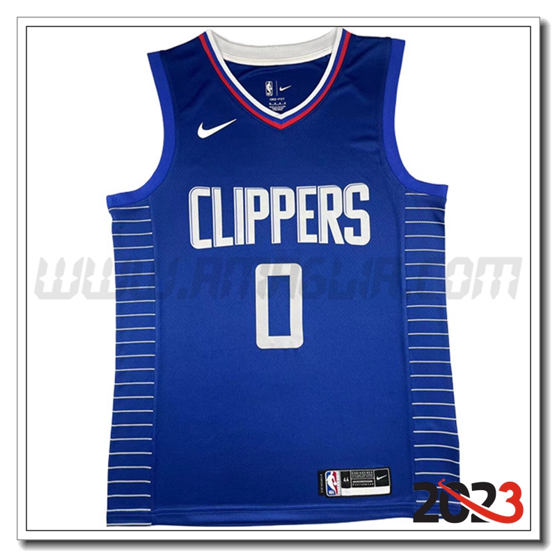 Maglia Los Angeles Clippers (WESTBROOK #0) 2023/24 Blu