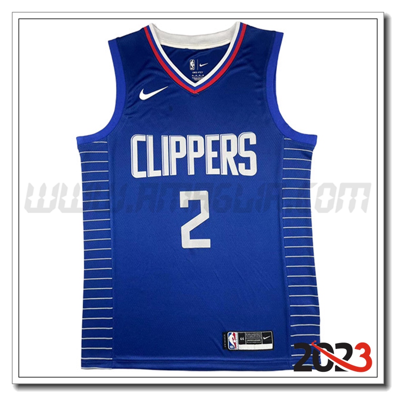 Maglia Los Angeles Clippers (LEONARO #2) 2023/24 Blu