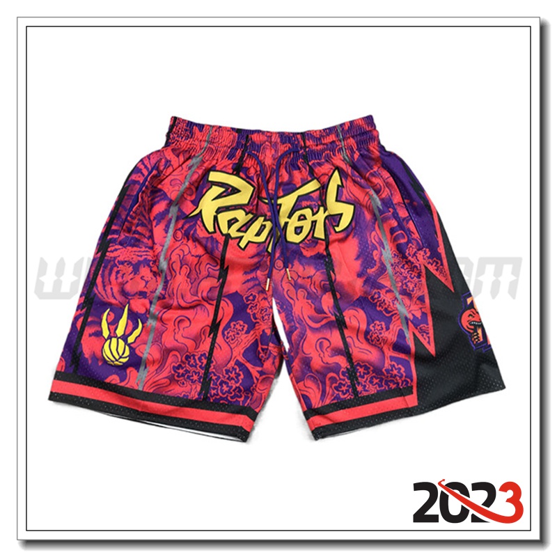 Pantaloncini NBA Toronto Raptors viola/Rosso