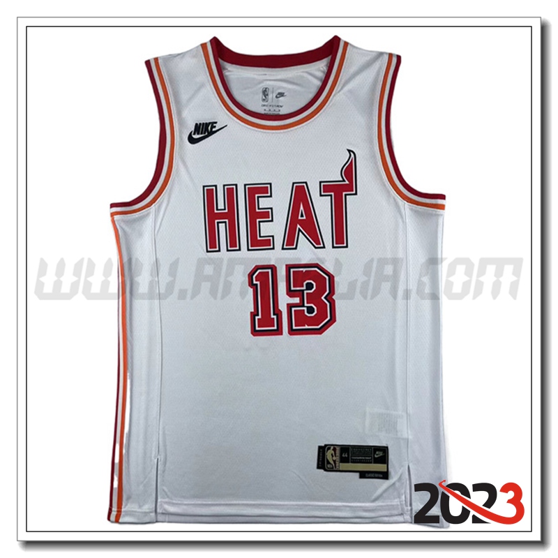 Maglia Miami Heat (ADEBAYO #13) 2023/24 Bianco