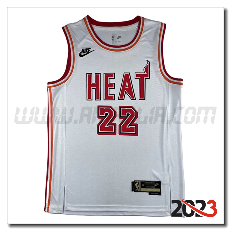 Maglia Miami Heat (BUTLER #22) 2023/24 Bianco