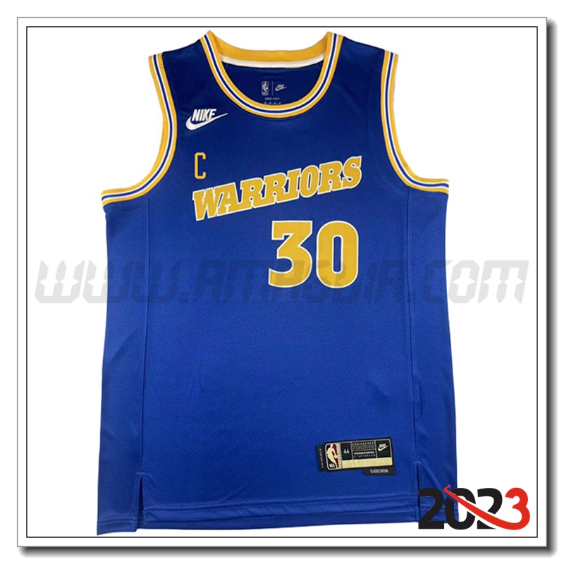 Maglia Golden State Warriors (CURRY #30) 2023/24 Blu