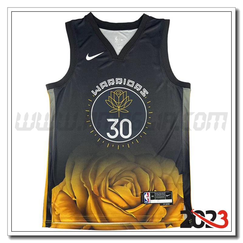 Maglia Golden State Warriors (CURRY #30) 2023/24 Nero