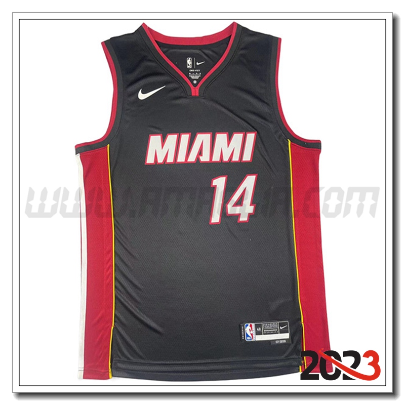 Maglia Miami Heat (HERRO #14) 2023/24 Nero