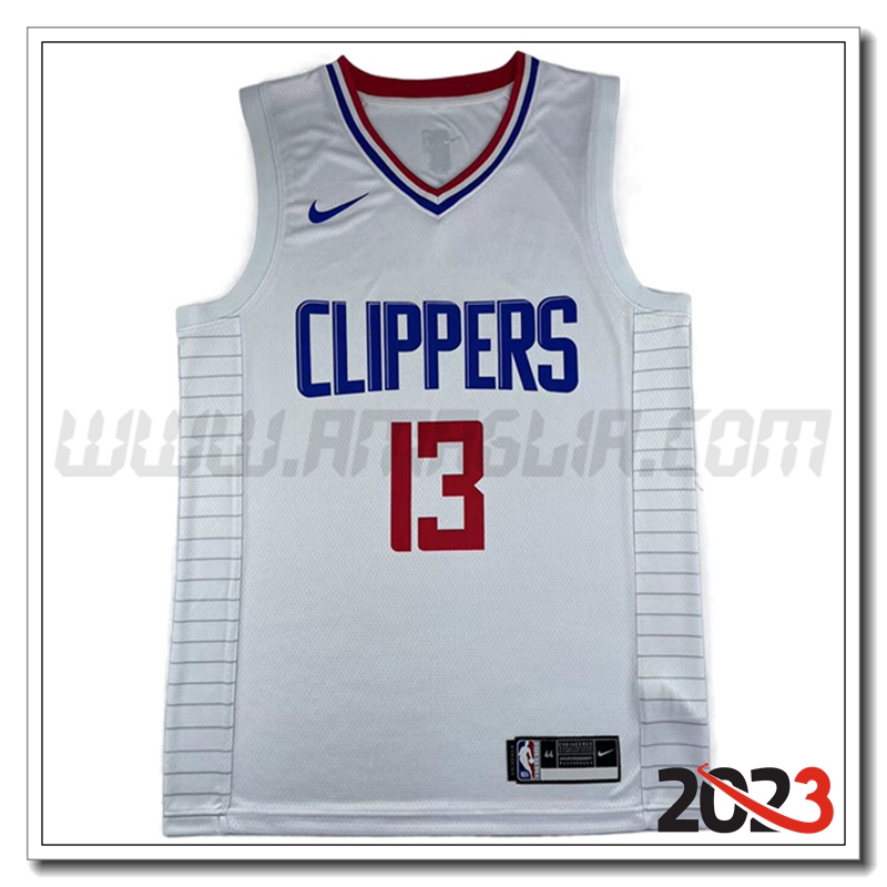 Maglia Los Angeles Clippers (GEORGE #13) 2023/24 Bianco