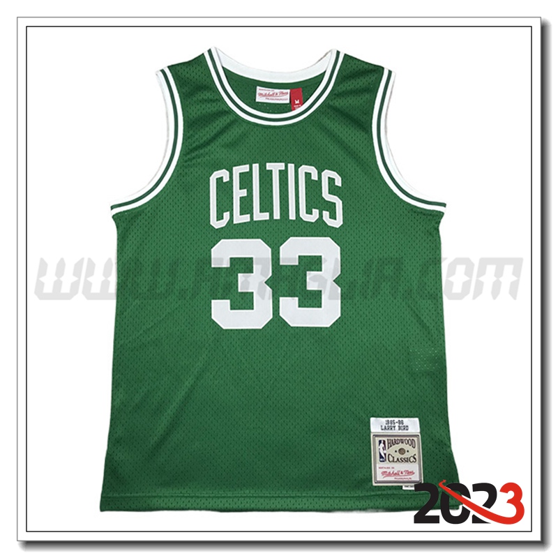 Maglia Boston Celtics (BIRD #33) 2023/24 Verde