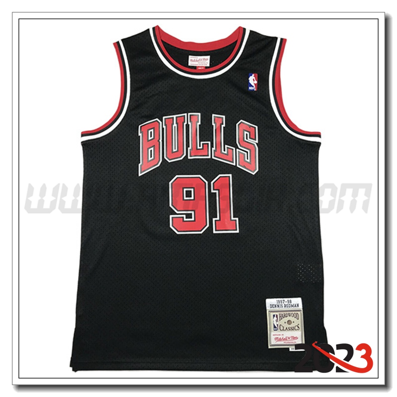 Maglia Chicago Bulls (RODMAN #91) 2023/24 Nero