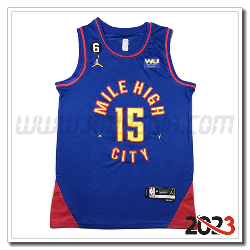Maglia Denver Nuggets (JOKIC #15) 2023/24 Blu