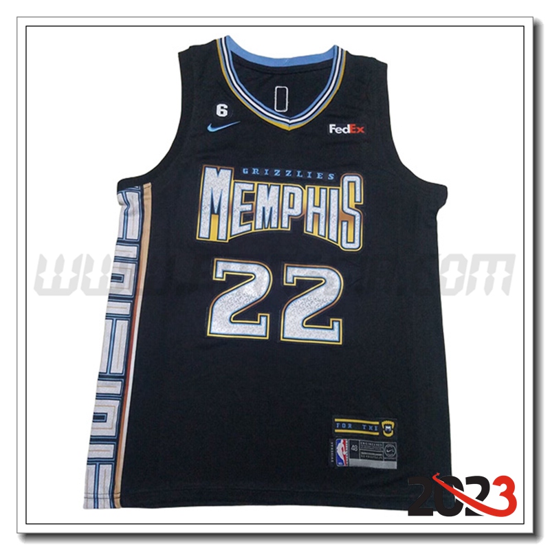 Maglia Memphis Grizzlies (BANE #22) 2023/24 Nero -02