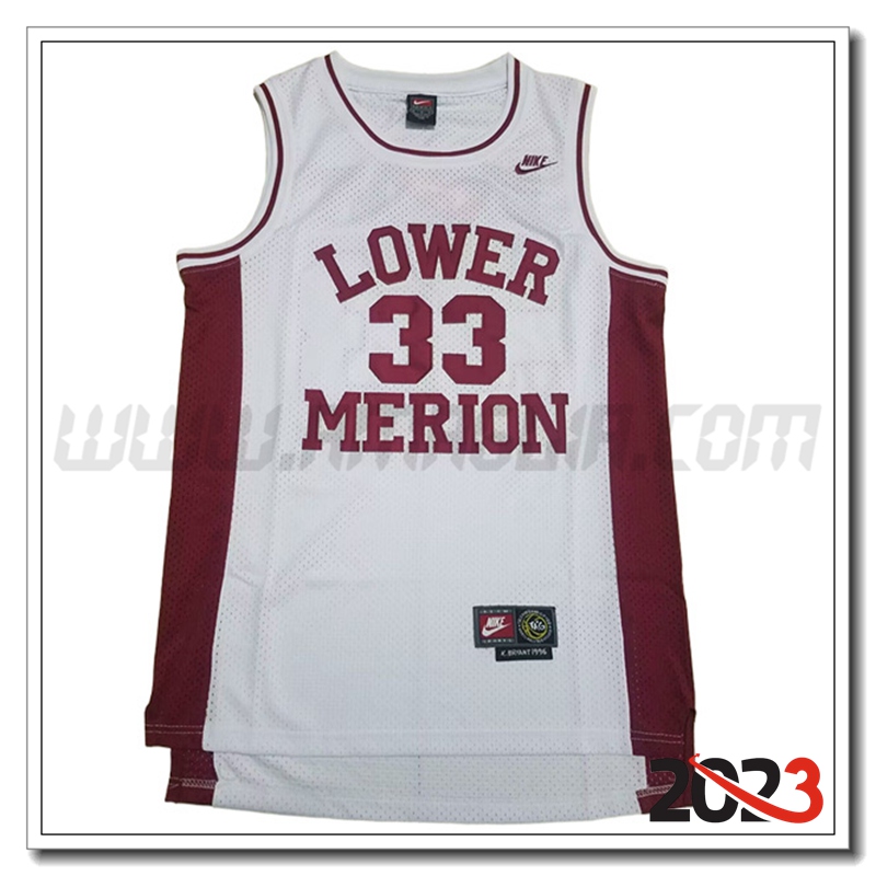 Maglia Los Angeles Lakers(BRYANT #33) 2023/24 Bianco