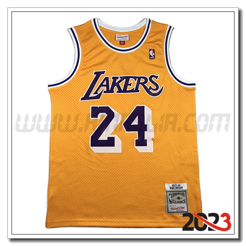 Maglia Los Angeles Lakers (BRYANT #24) 2023/24 Giallo