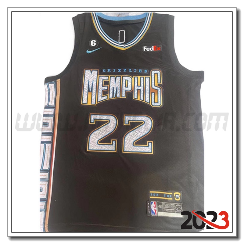 Maglia Memphis Grizzlies (BANE #22) 2023/24 Nero -03