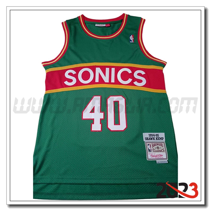 Maglia Oklahoma City Thunder (KEMP #40) 2023/24 Verde -03