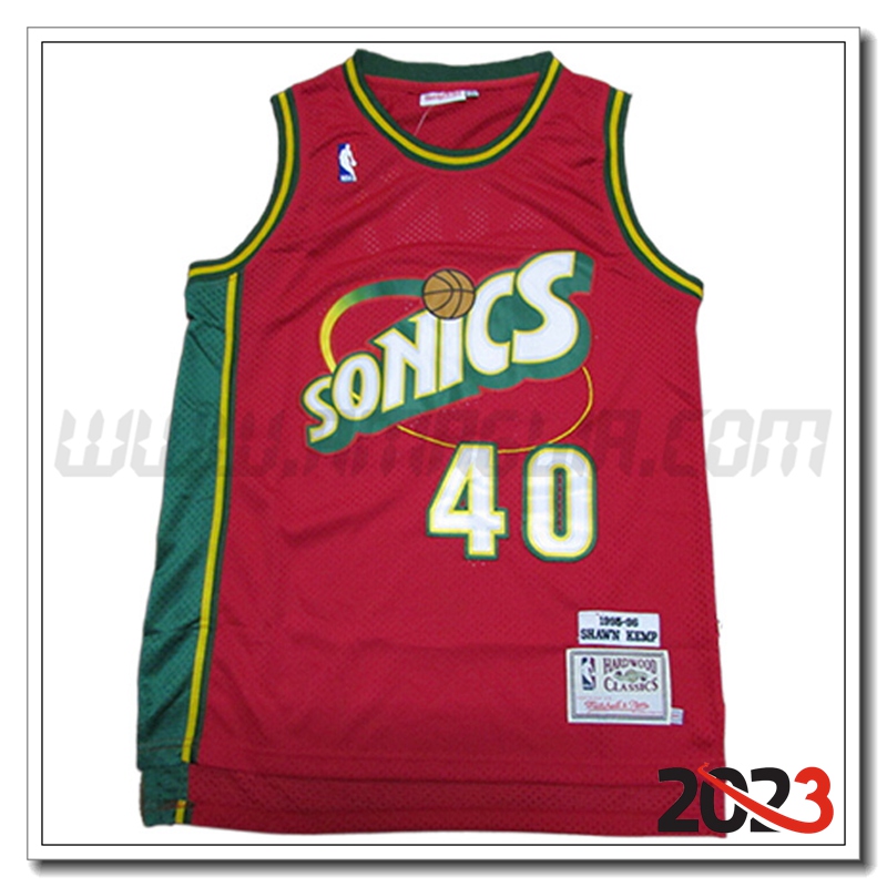 Maglia Oklahoma City Thunder (KEMP #40) 2023/24 Rosso