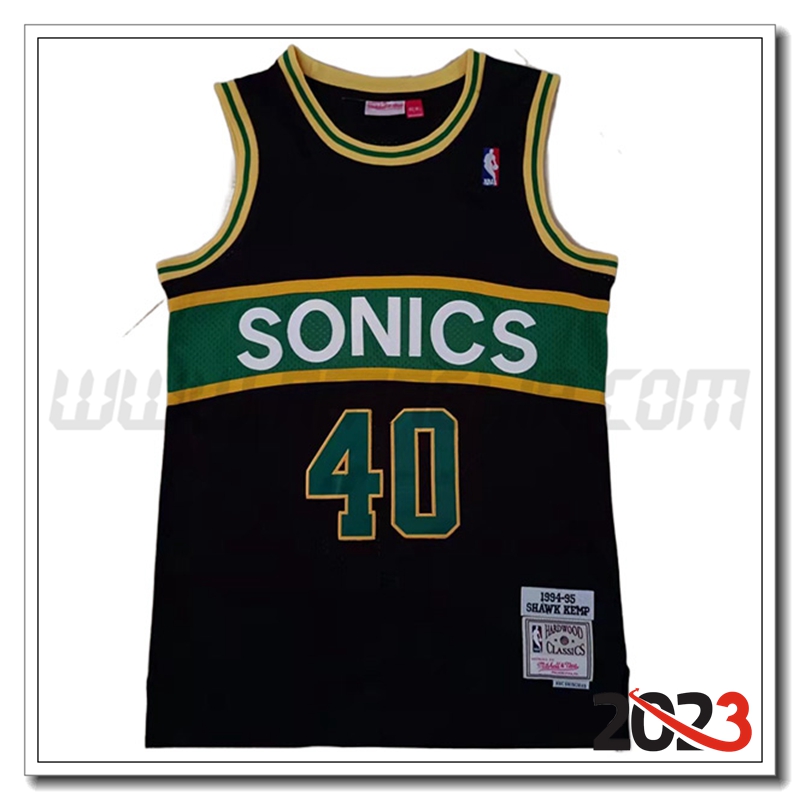Maglia Oklahoma City Thunder (KEMP #40) 2023/24 Nero