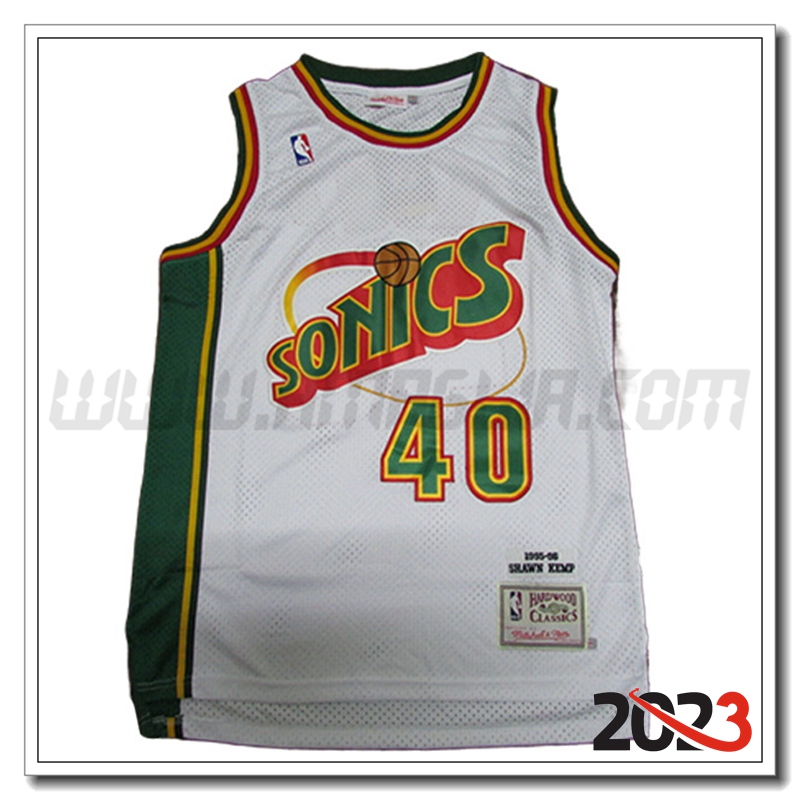 Maglia Oklahoma City Thunder (KEMP #40) 2023/24 Bianco