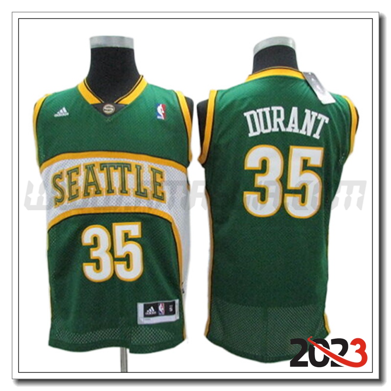 Maglia Oklahoma City Thunder (DURANT #35) 2023/24 Verde