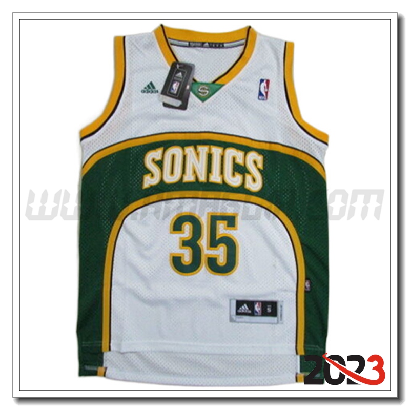 Maglia Oklahoma City Thunder (DURANT #35) 2023/24 Bianco