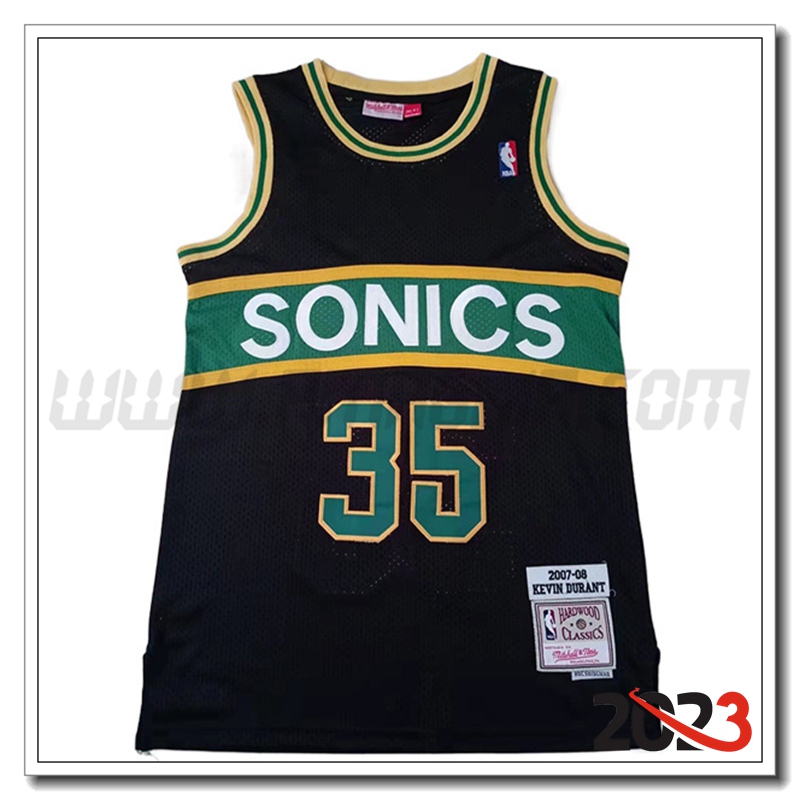 Maglia Oklahoma City Thunder (DURANT #35) 2023/24 Nero/Verde