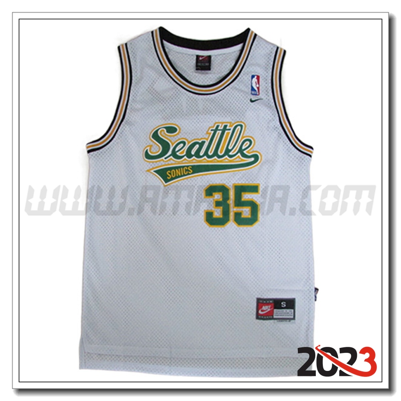Maglia Oklahoma City Thunder (DURANT #35) 2023/24 Bianco -02