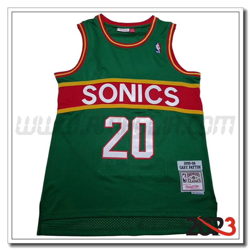 Maglia Oklahoma City Thunder (PAYTON #20) 2023/24 Verde -02