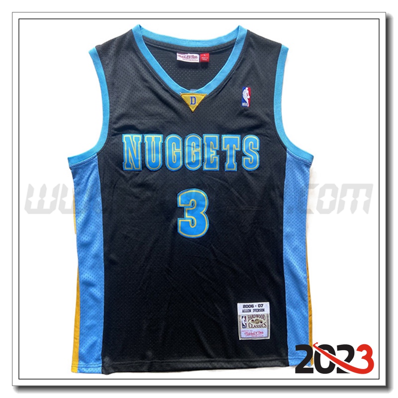 Maglia Denver Nuggets (IVERSON #3) 2023/24 Nero