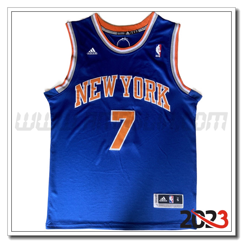 Maglia New York Knicks (ANTHONY #7) 2023/24 Blu