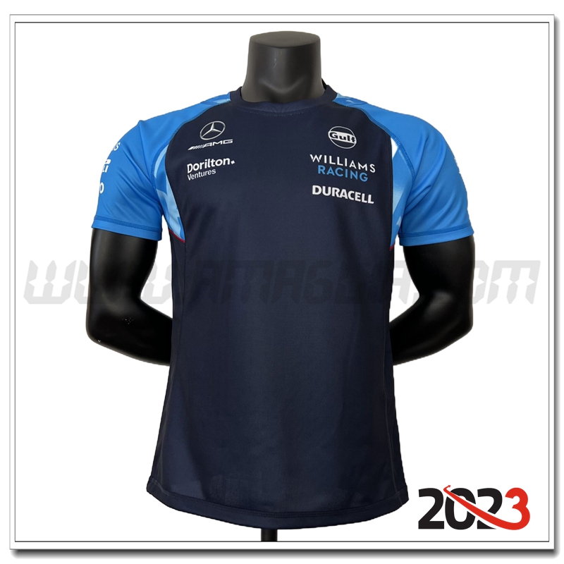Maglietta F1 Mercedes Benz Team Blu Marina 2023