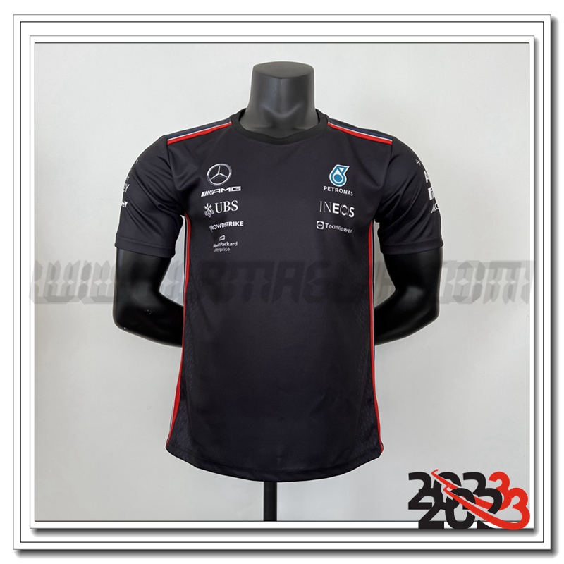 Maglietta F1 Mercedes Benz Team Nero 2023 -02