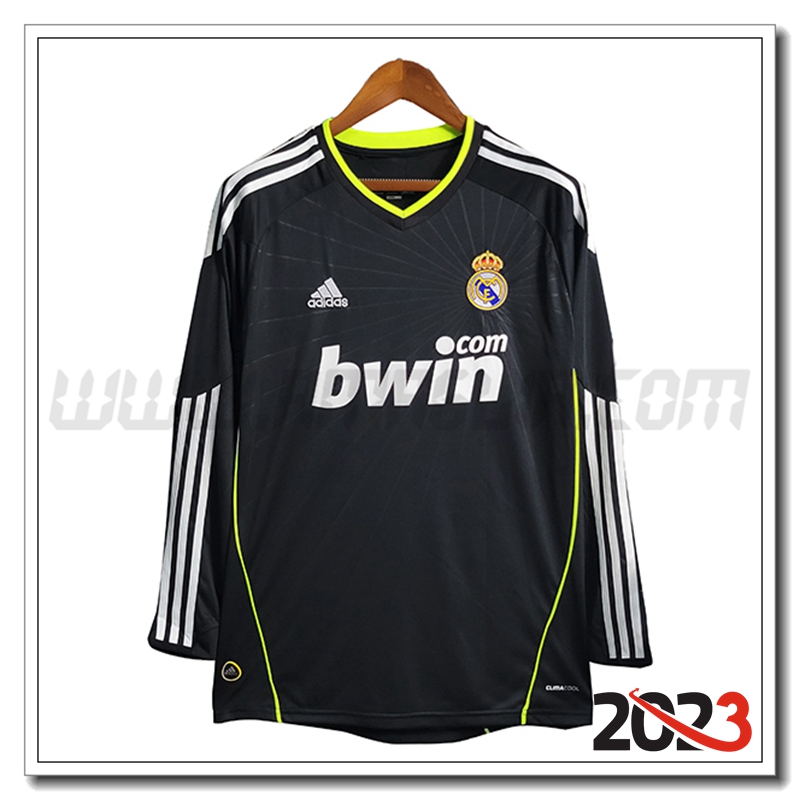 Seconda Maglia Retro Real Madrid Manica lunga 2010/2011