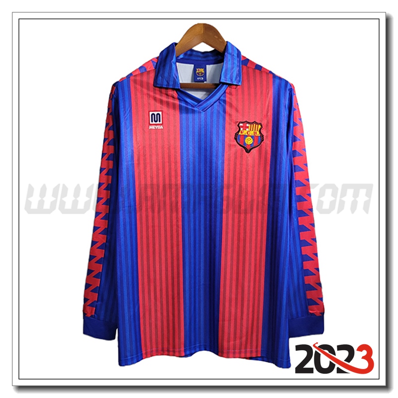 Prima Maglia Retro FC Barcellona Manica lunga 1992/1993