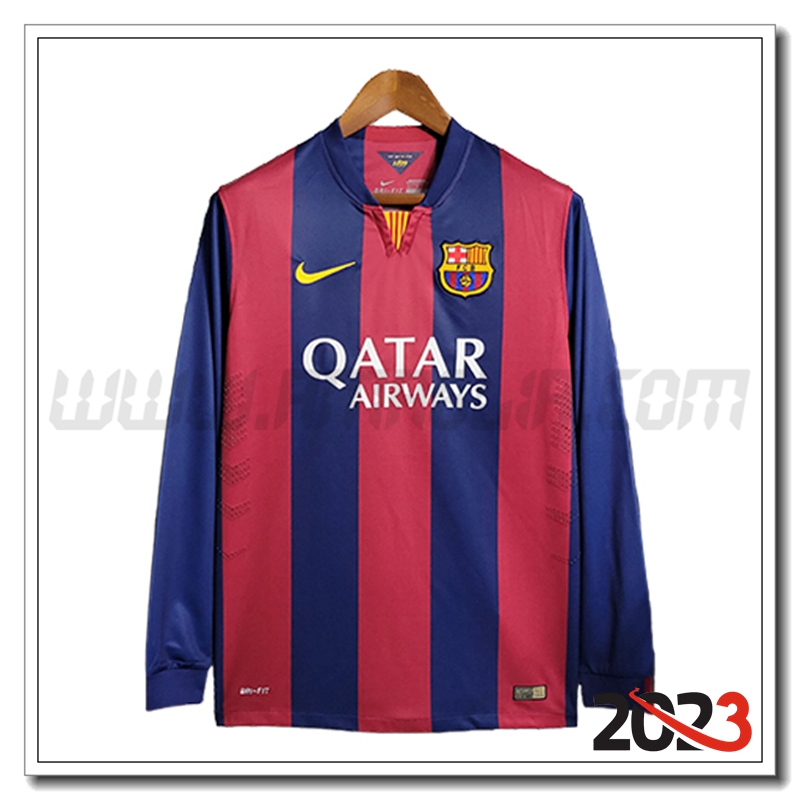 Prima Maglia Retro FC Barcellona Manica lunga 2014/2015