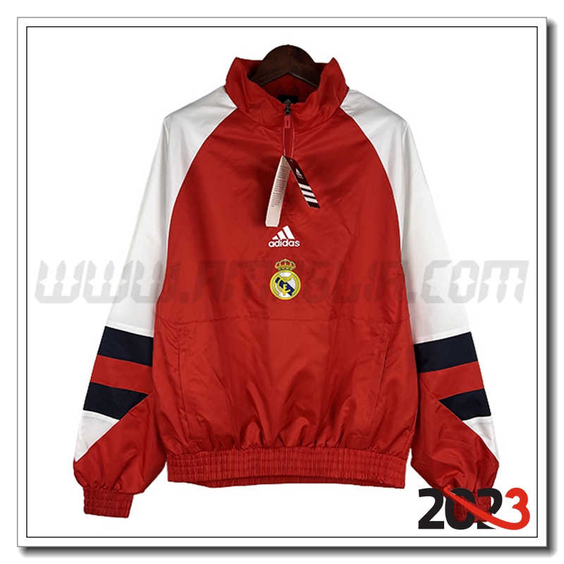 Giacca A Vento Real Madrid Rosso 2023 2024 -02