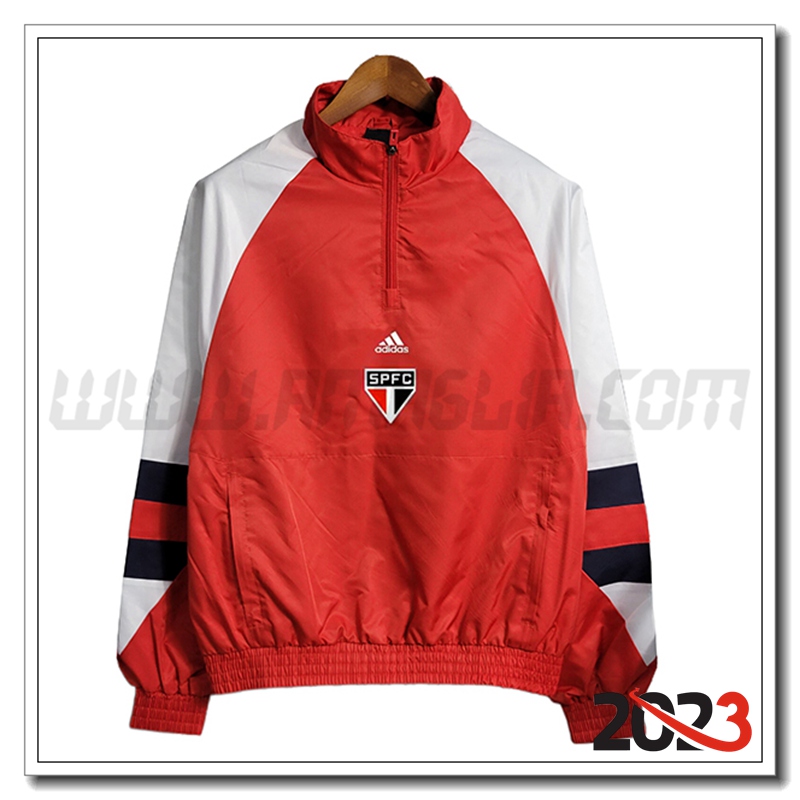 Giacca A Vento Sao Paulo FC Rosso 2023 2024 -03