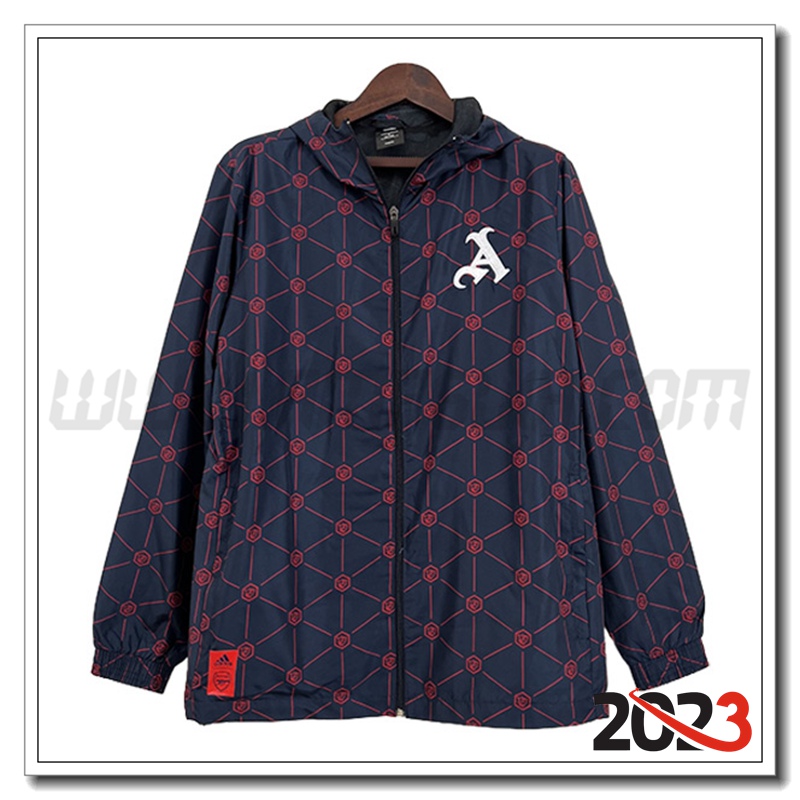 Giacca A Vento Arsenal Blu Marina 2023 2024 -02