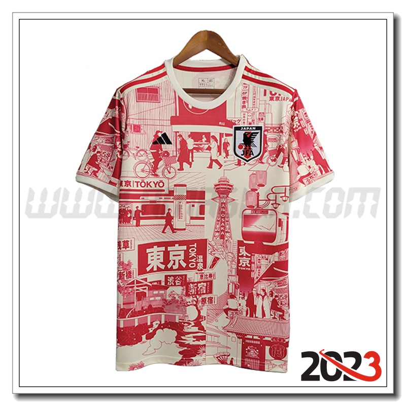 Maglia Squadra Giappone Edizione Speciale 2023 2024 Rosso