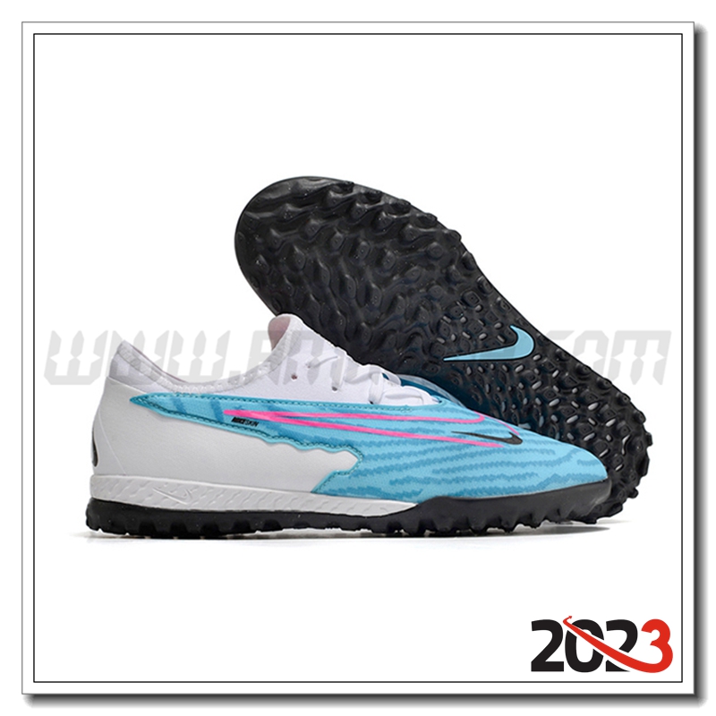 Nike Scarpe Da Calcio React Phantom GX Pro TF Bianco/Blu