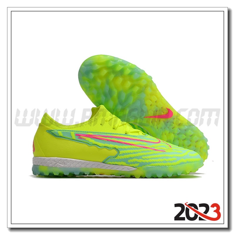 Nike Scarpe Da Calcio React Phantom GX Pro TF Verde/Giallo