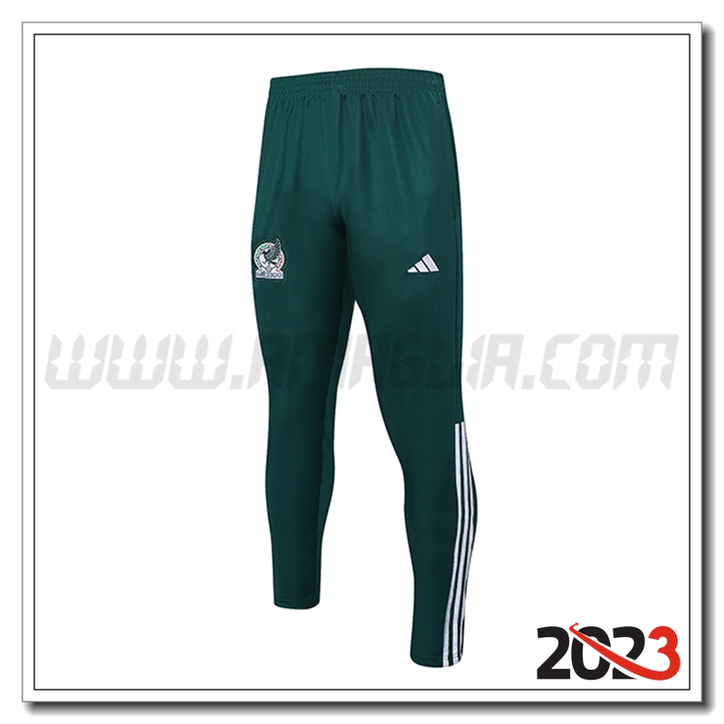 Pantaloni Allenamento Messico Verde 2023 2024