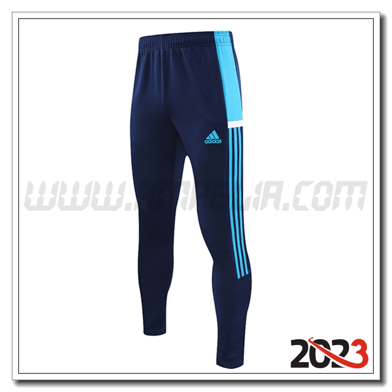 Pantaloni Allenamento Adidas Blu 2023 2024 -10