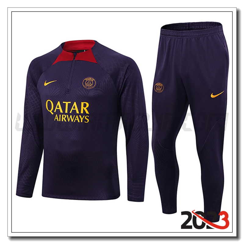 Tuta Allenamento PSG viola 2023 2024