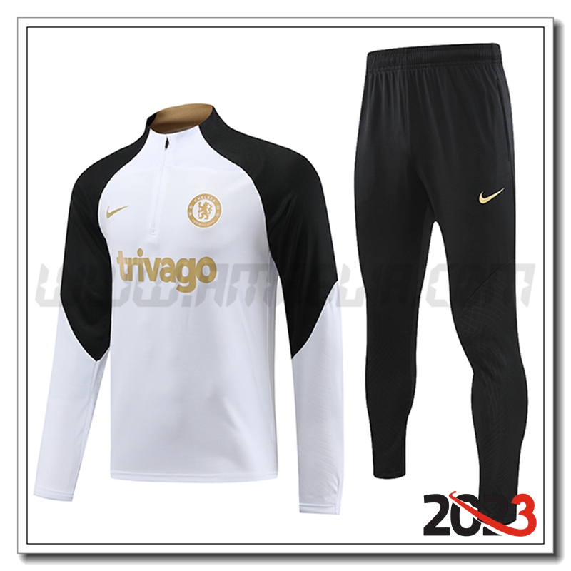 Tuta Allenamento FC Chelsea Bianco 2023 2024