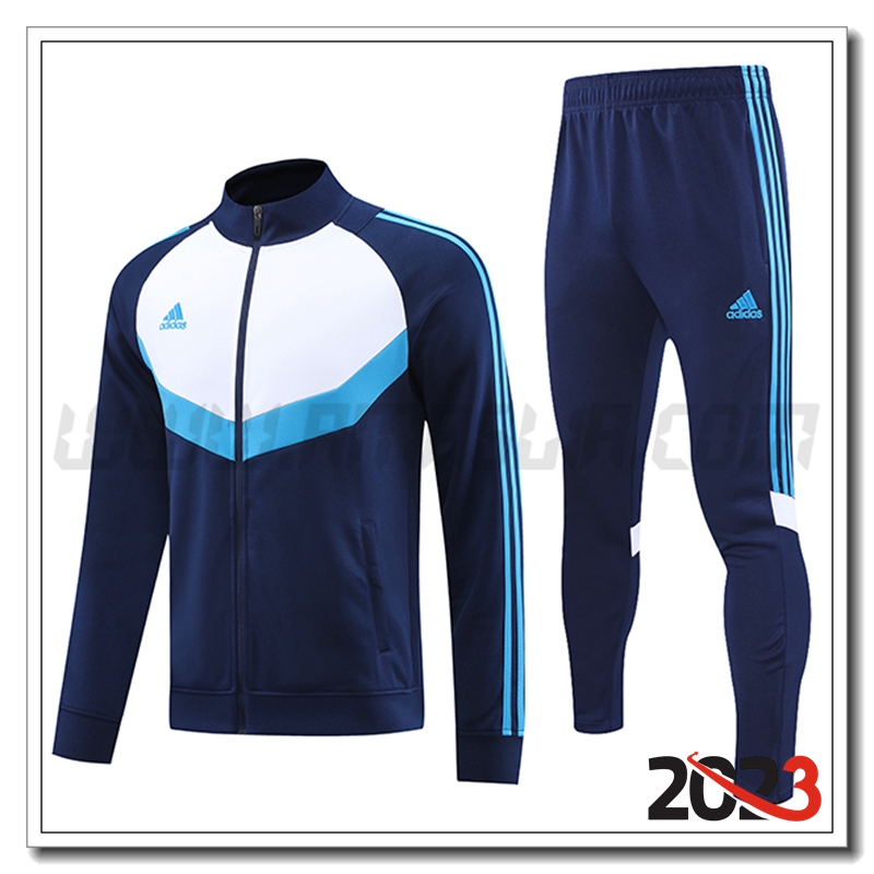 Tuta Allenamento Giacca Adidas Blu Marina 2023 2024