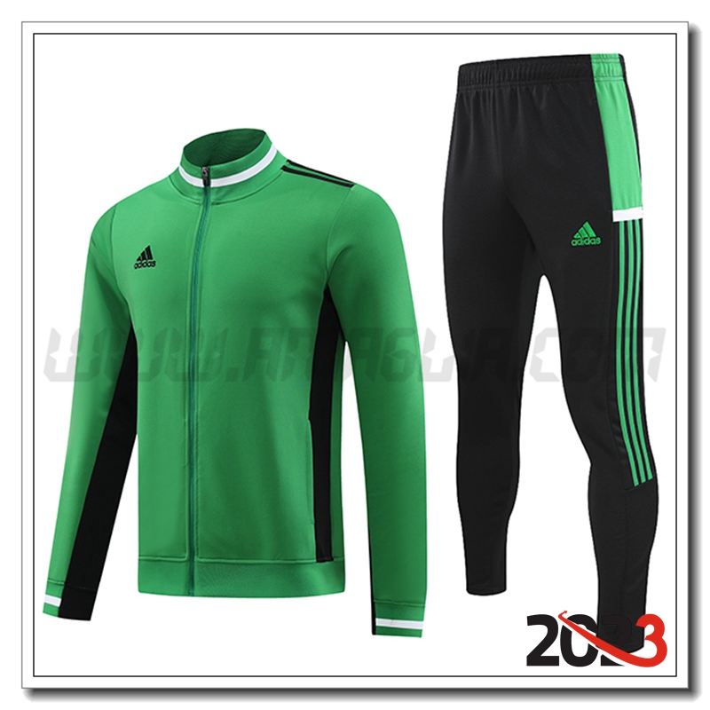 Tuta Allenamento Giacca Adidas Verde 2023 2024