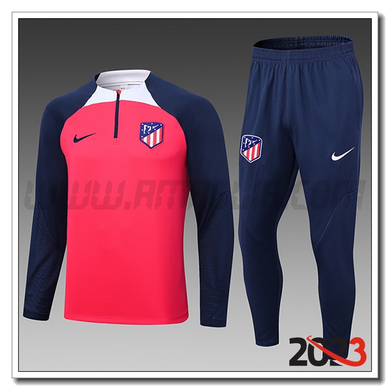 Tuta Allenamento Atletico Madrid Bambino Rosso 2023 2024