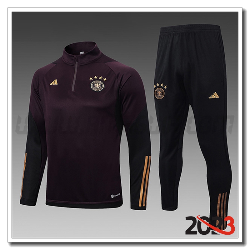 Tuta Allenamento Germania Bambino Marrone 2023 2024