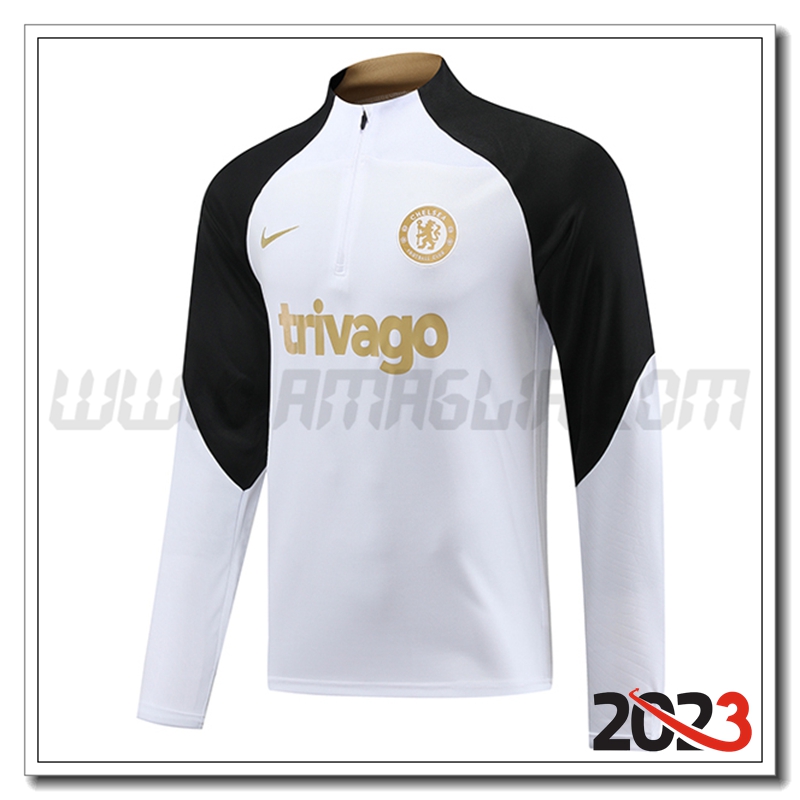 Felpa Allenamento FC Chelsea Bianco 2023 2024